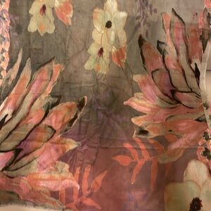 Beautiful brand new 30” x 70” Olive & Cocoa scarf.  Comes in original box.